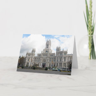 Madrid, Espagne Castle Carte de voeux