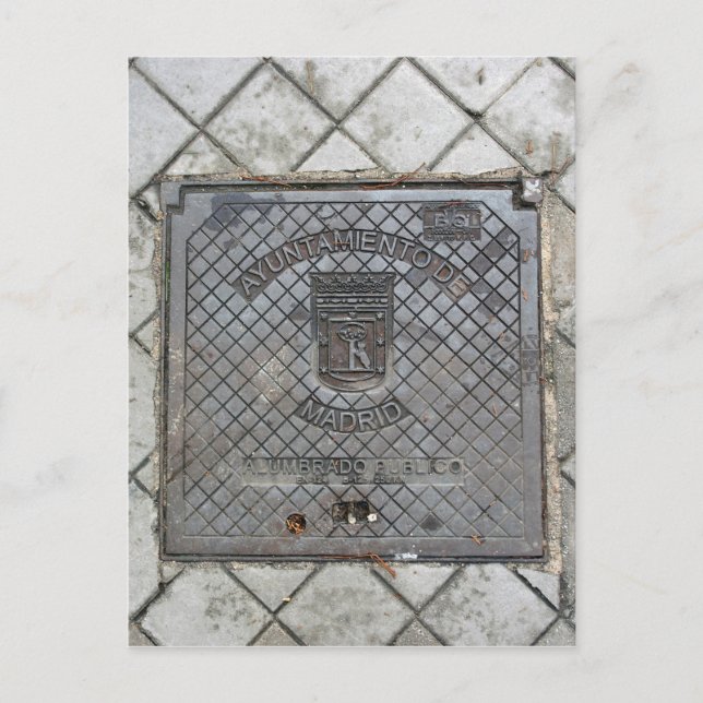 Madrid, Espagne Couverture Utilitaire Carte postal (Devant)