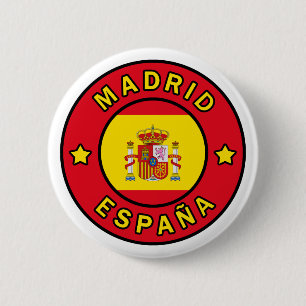Madrid España 2 Inch Round Button