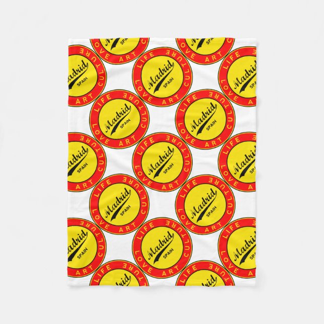 Madrid Fleece Blanket (Front)