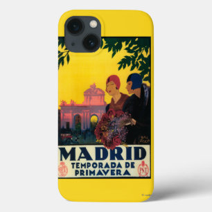 Madrid in Springtime Travel Promotional Poster iPhone 13 Case