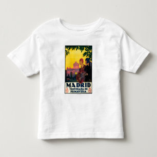 Madrid in Springtime Travel Promotional Poster Toddler T-shirt