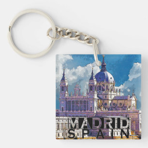 Madrid Keychain