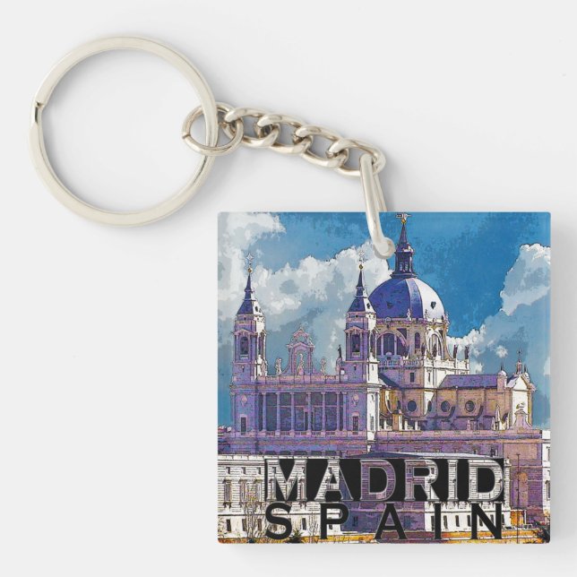 Madrid Keychain (Front)