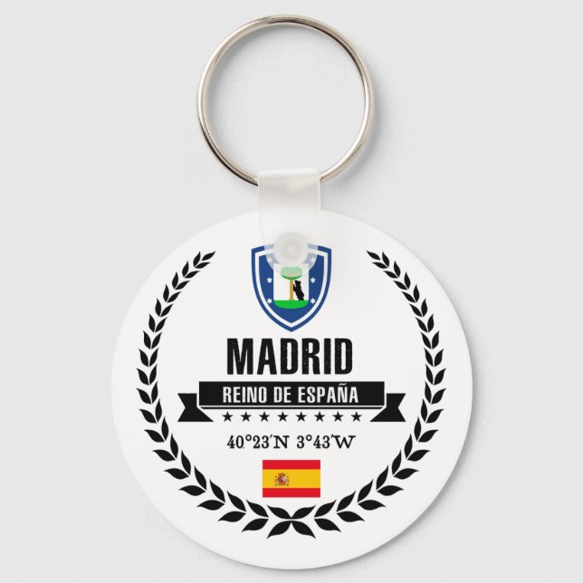 Madrid Keychain (Front)