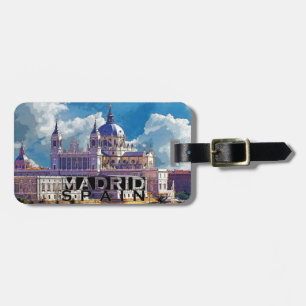Madrid Luggage Tag