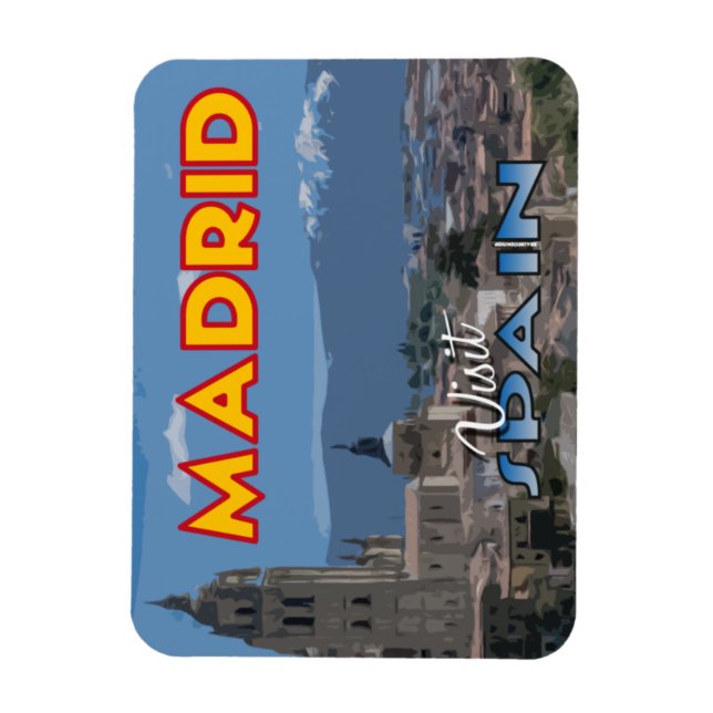 Madrid Magnet (Vertical)