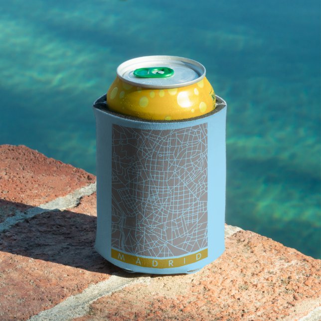 Madrid map can cooler (In Situ Pool)