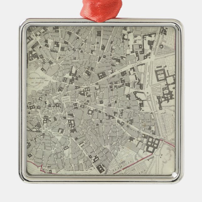 Madrid Metal Ornament (Front)