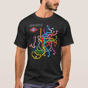 Madrid Metro Diagram T-Shirt