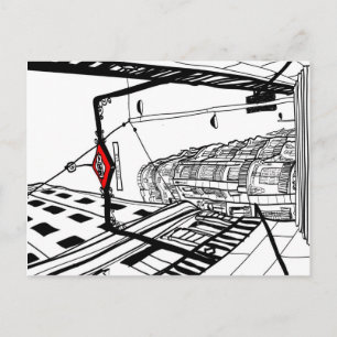 Madrid metro Gran Vía Postcard