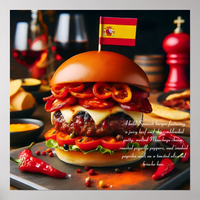 Madrid Munchies: Chorizo Magic Poster (Front)