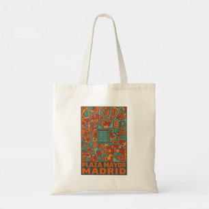 Madrid Plaza Mayor Tote Bag