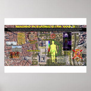 Madrid Pleiades Pattern 2 Poster
