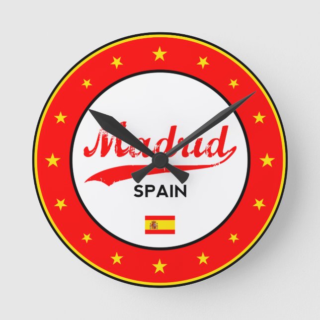 Madrid Round Clock (Front)