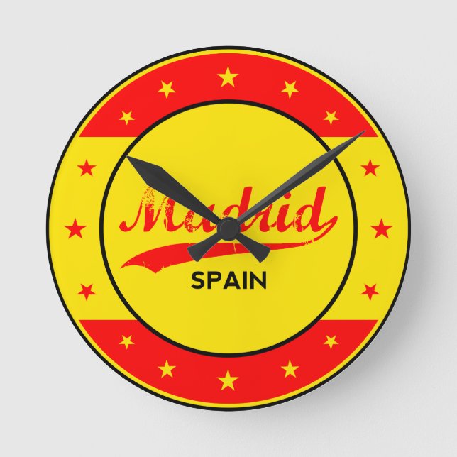 Madrid Round Clock (Front)
