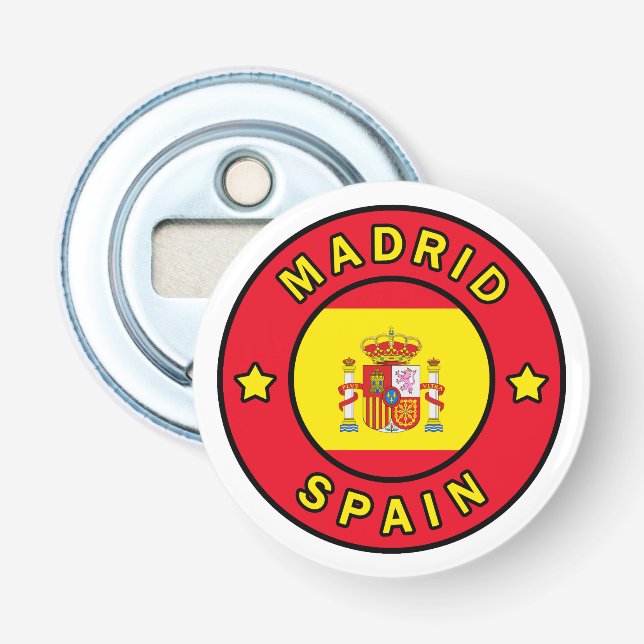 Madrid Spain Bottle Opener (Front)