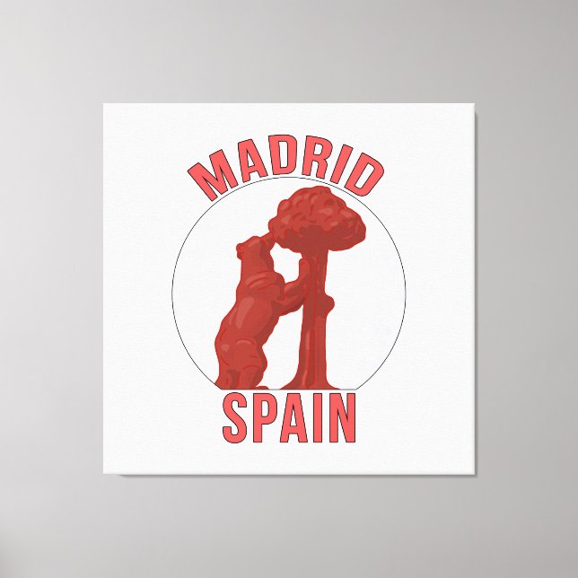Madrid Spain Canvas Print (Front)