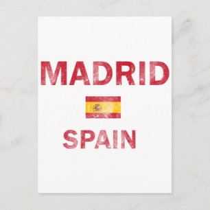 Madrid Spain Designs Postcard