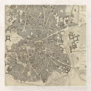 Madrid, Spain Glass Coaster