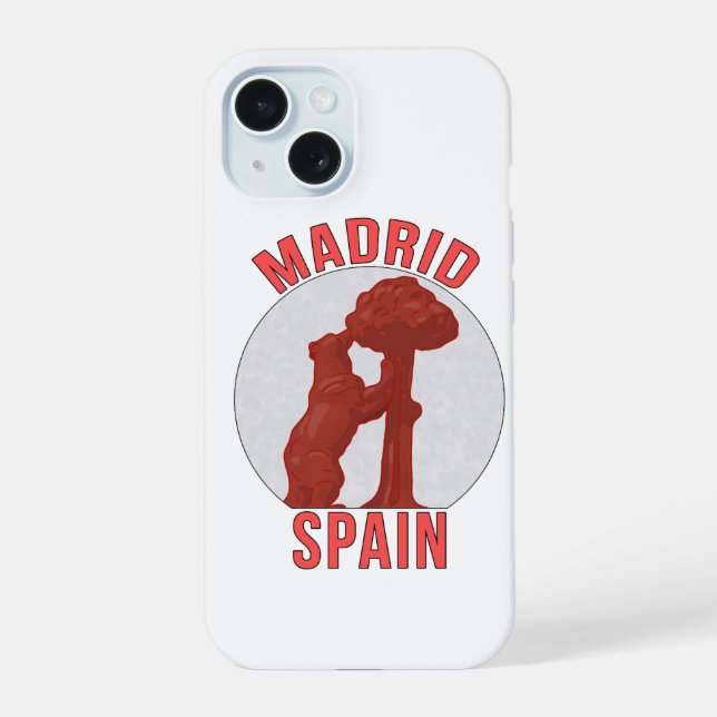 Madrid Spain iPhone 15 Case (Back)