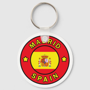 Madrid Spain Keychain