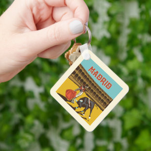 Madrid, Spain Keychain