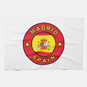 Madrid Spain Kitchen Towel
