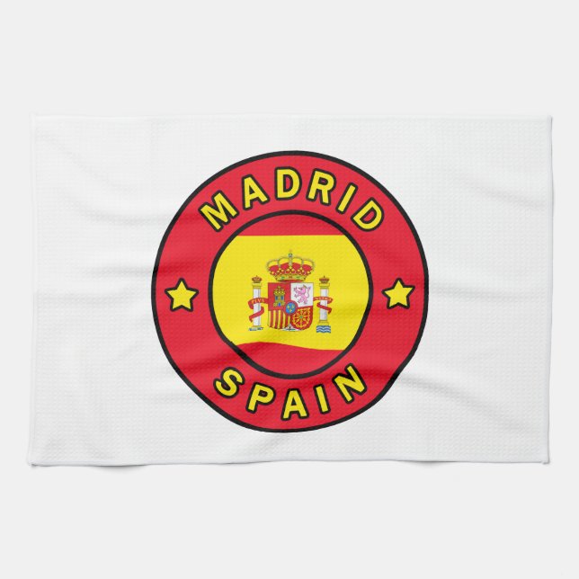 Madrid Spain Kitchen Towel (Horizontal)