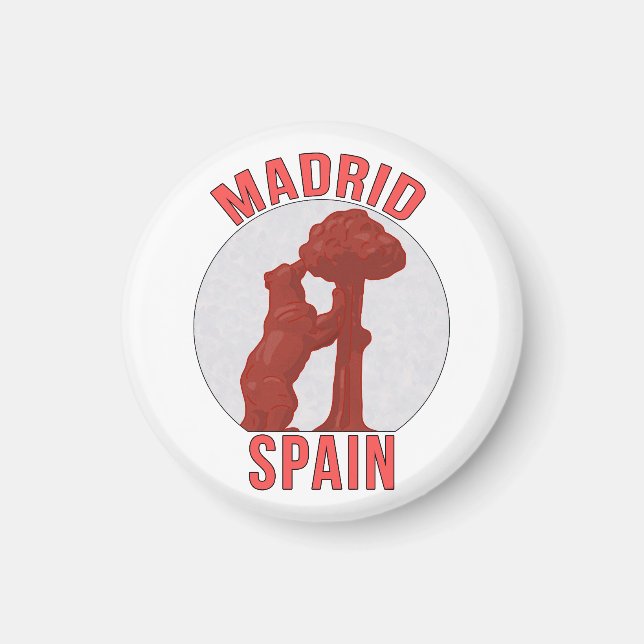 Madrid Spain Magnet (Front)