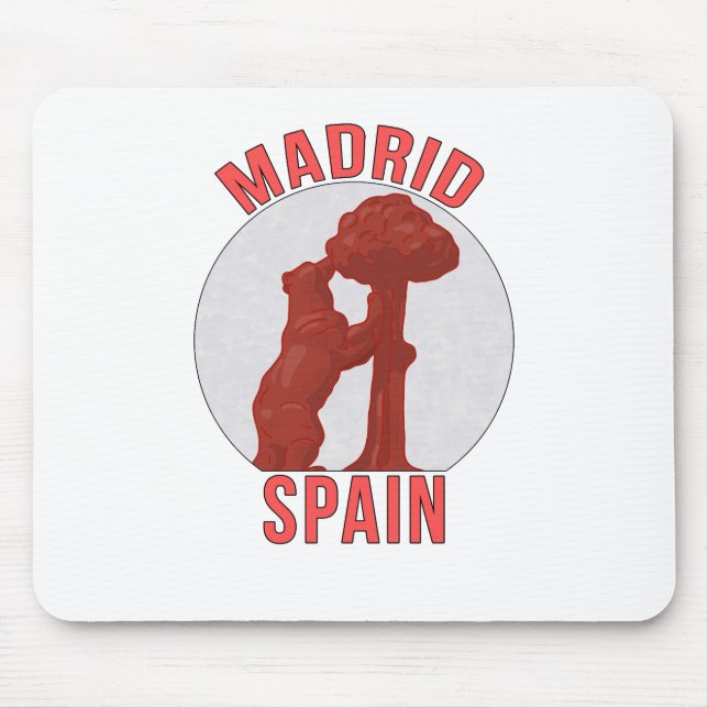 Madrid Spain Mouse Pad (Front)