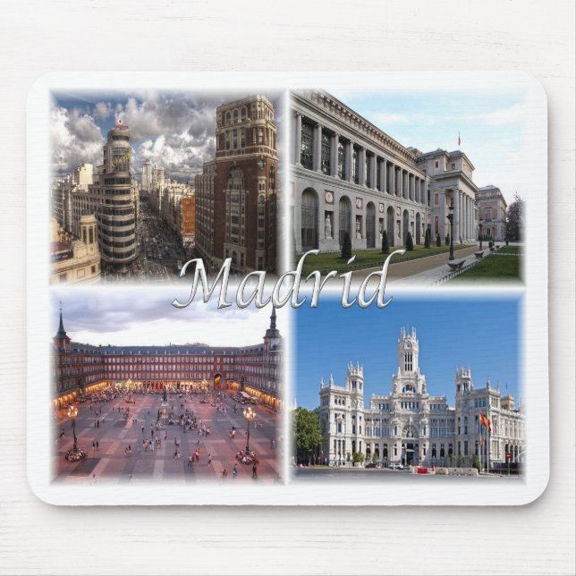 Madrid Spain Mouse Pad (Front)