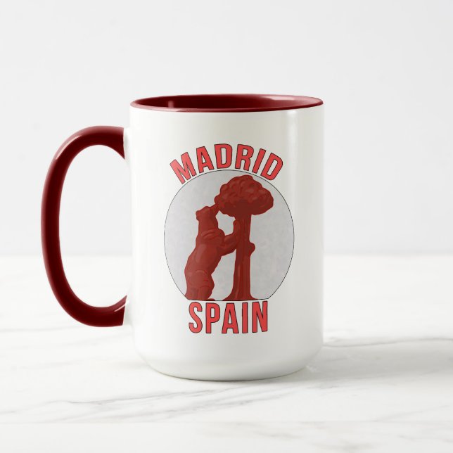 Madrid Spain Mug (Left)