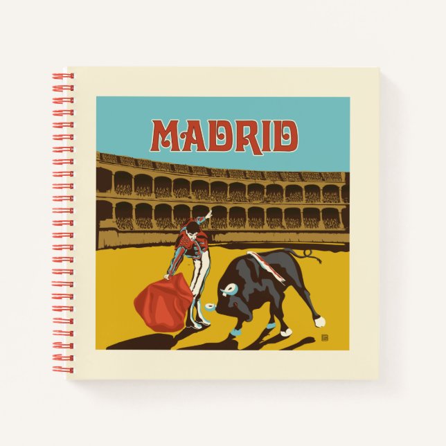 Madrid, Spain Notebook (Front)