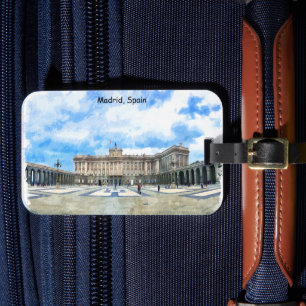 Madrid Spain Palace  Luggage Tag