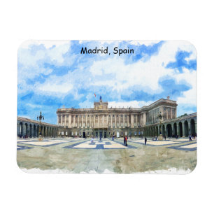 Madrid Spain Palace  Magnet