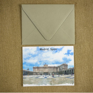 Madrid Spain Palace Postcard