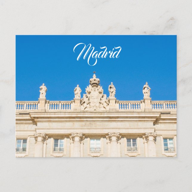 Madrid, Spain Postcard (Front)