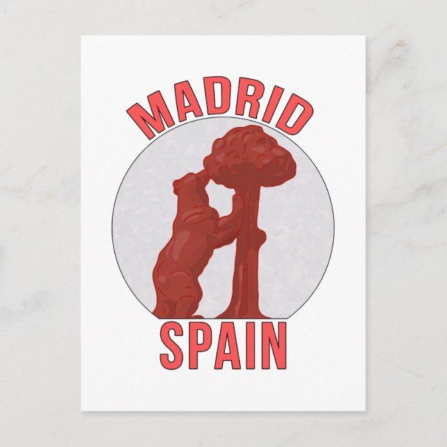 Madrid Spain Postcard (Front)