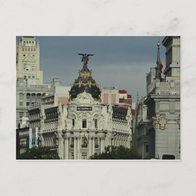 Madrid Spain Postcard (Front)
