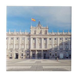 Madrid Spain Royal Palace Fortress Tile