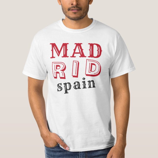 MADRID Spain shirts & jackets (Front)