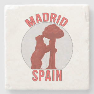 Madrid Spain Stone Coaster
