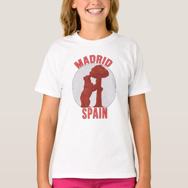 Madrid Spain T-Shirt (Front)
