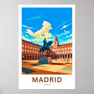 Madrid Spain Travel Print