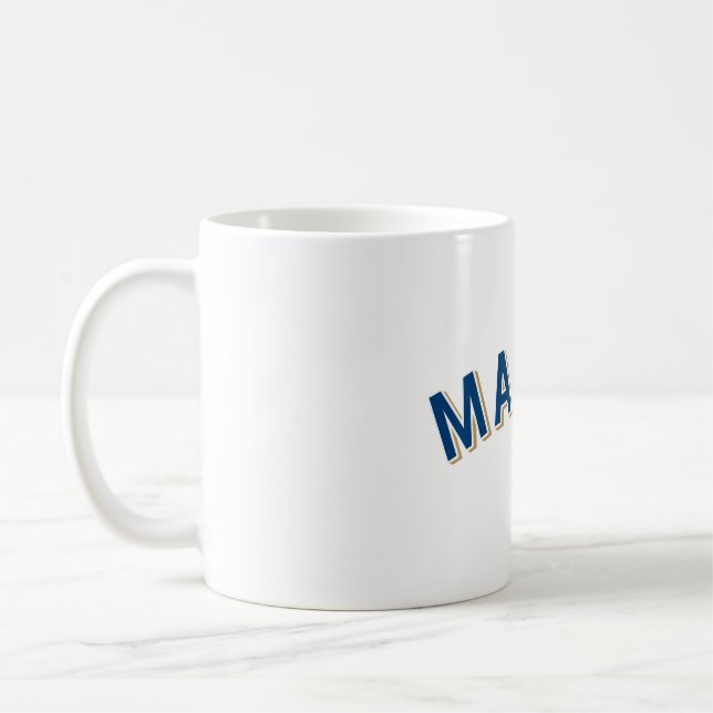 Madrid, Spain Vintage Arch Coffee Mug (Left)