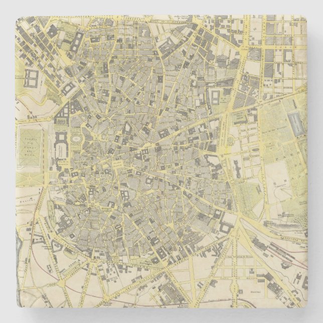 Madrid Stone Coaster (Front)