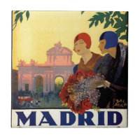 Madrid Temporada de Primavera - Vintage Art Poster
