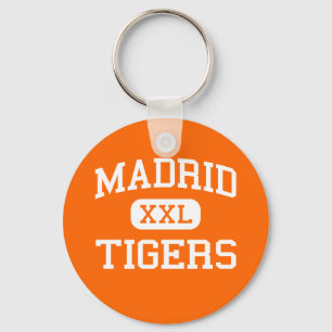 Madrid - Tigers - Madrid High School - Madrid Iowa Keychain