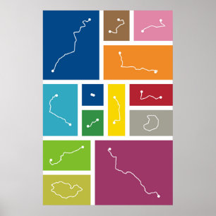 Madrid - Transit Palettes Poster